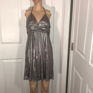 BCX Silver Dress. NWT. M